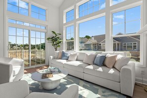 Een smart-tv en een kantoor