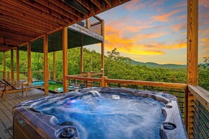 Bain à remous extérieur