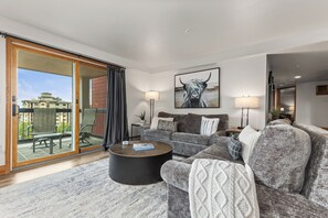 Télévision, cheminée, livres