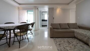 Basic Apartment | Living area | 32-inch Smart TV with digital channels