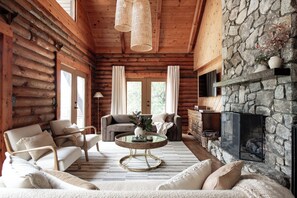 Smart TV, lareira, videogames, DVD player