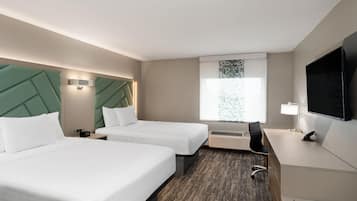 Room, 2 Queen Beds, Non Smoking | Bed sheets