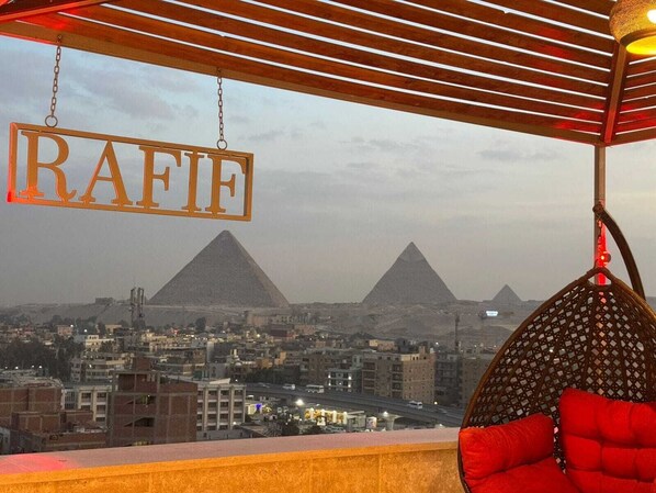Terrace/patio - Rafif Hotel (Giza)