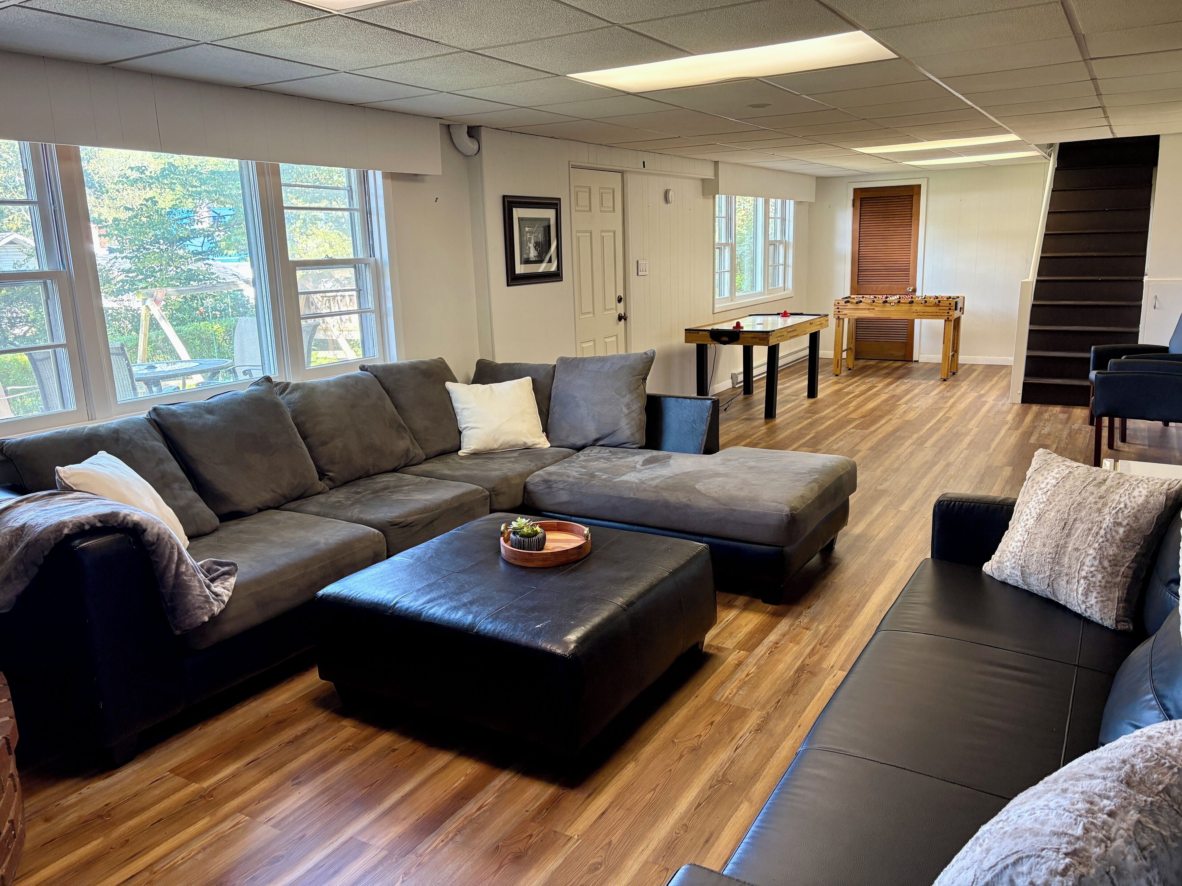 Smart TV y futbolito 