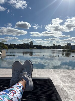 Pool - Exceptional one-bedroom apartment (the lake at your feet). Ideal for resting! (Ciudad de la Costa)