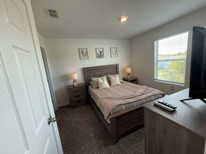 2 bedrooms, iron/ironing board, travel cot, WiFi