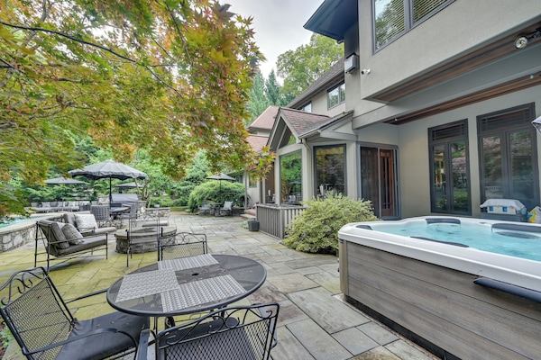 Longmeadow Vacation Rental | 7BR | 3.5BA | Stairs Required | 6,500 Sq Ft