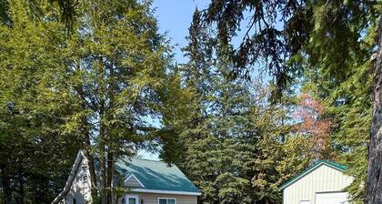 Cozy Upper Peninsula Michigan cabin for 6 near Snowmobile Trail 43 and Fox River