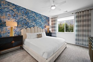 4 bedrooms, iron/ironing board, travel cot, WiFi