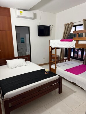 1 bedroom, internet, bed sheets