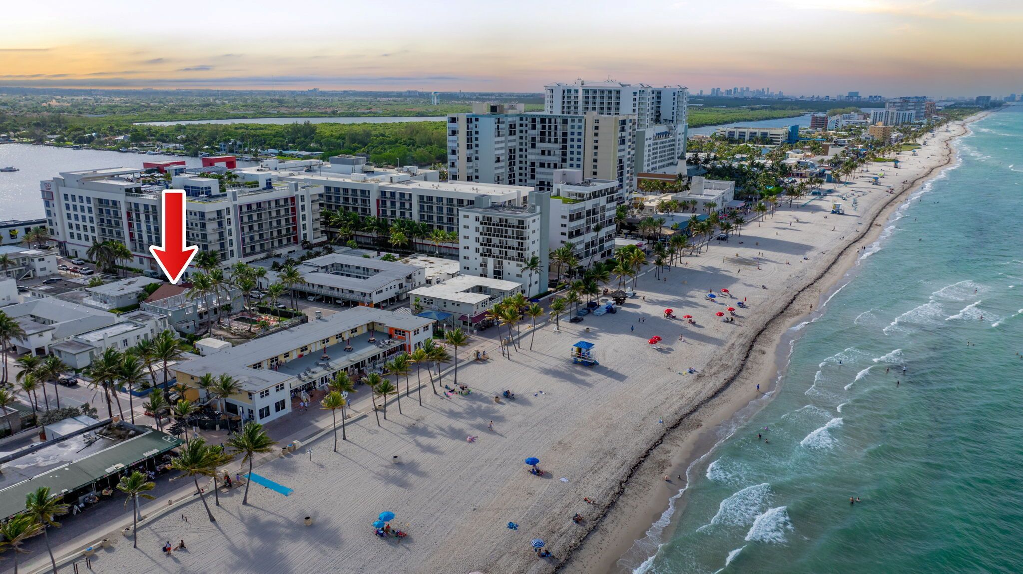 Sun loungers, beach towels