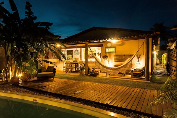 Chalé básico | Terraço/pátio