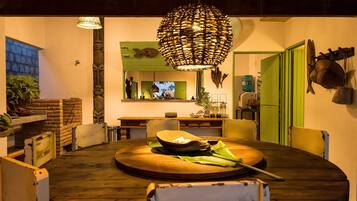 Chalé básico | Opções para refeição