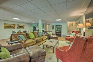 Smart TV, table football, books