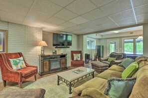 Smart TV, table football, books