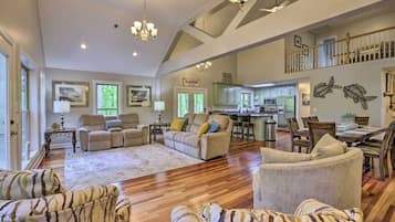 Smart TV, foosball, books