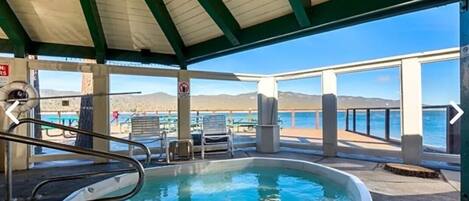 Indoor pool, a heated pool