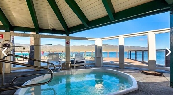 Indoor pool, a heated pool