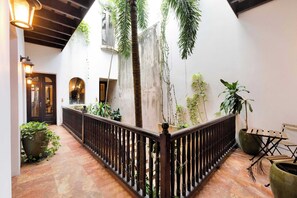 Terrace/patio - Historic 4 Story Mansion w. Pool in Old San Juan (San Juan)