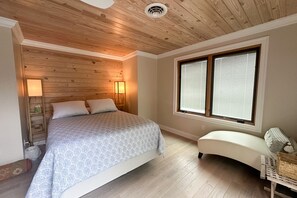 2 bedrooms, iron/ironing board, internet, bed sheets
