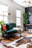 Jungle Beat | Living area | 55-inch Smart TV with digital channels, Netflix, Hulu