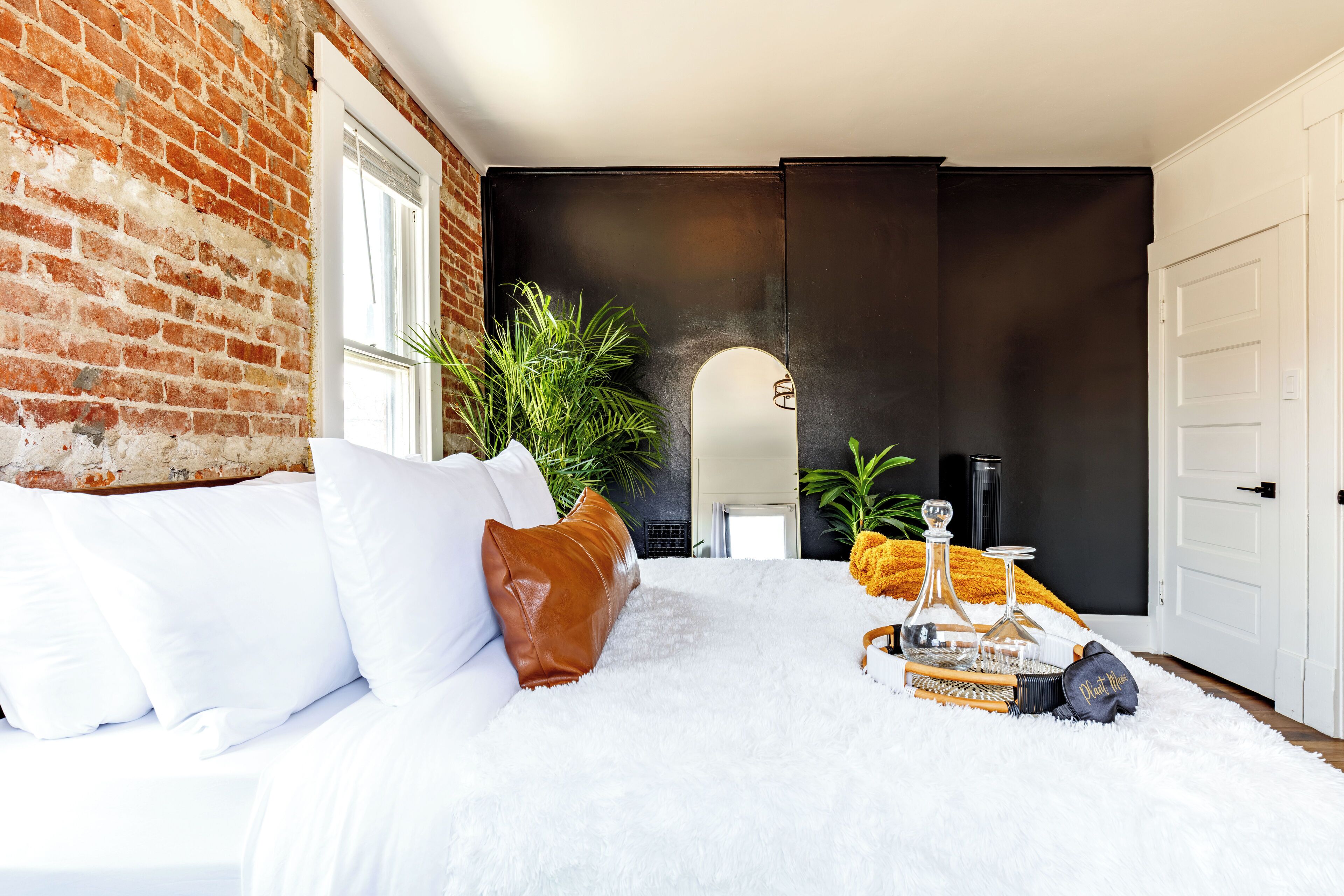 Egyptian cotton sheets, premium bedding, memory-foam beds, free minibar