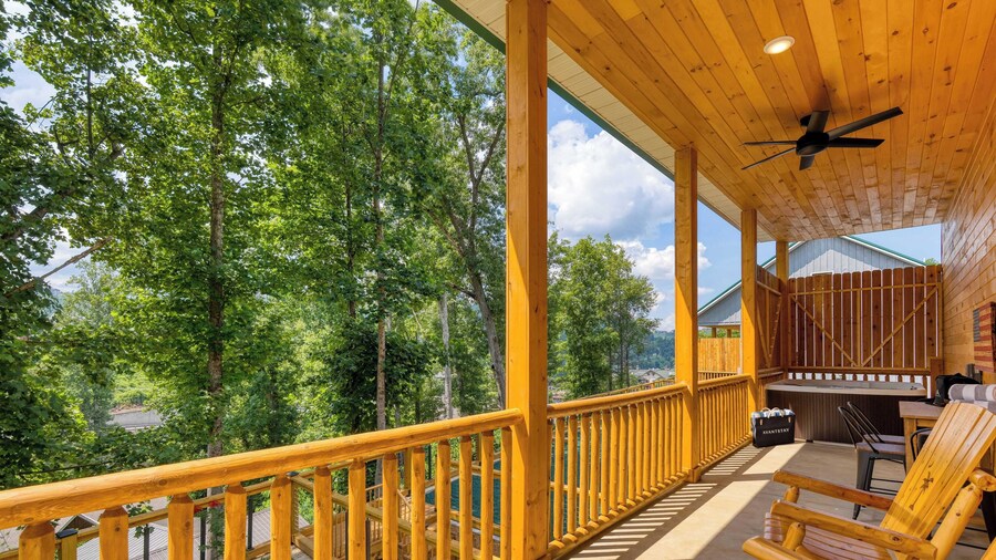 Cabin w/ Hot Tub, Game Room & Scenic Smoky Mountain Views Perfect by Avantstay
