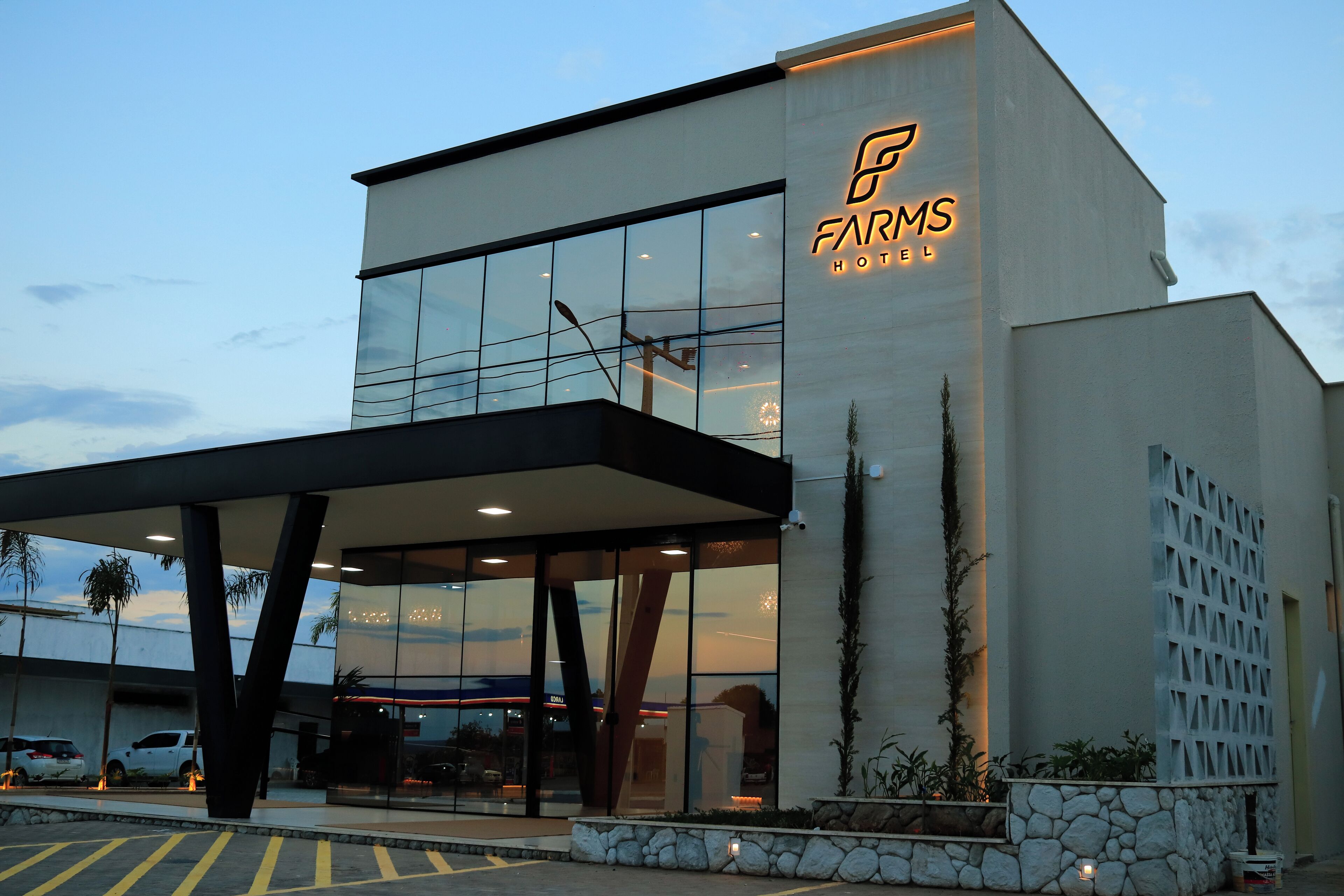 Majoituspaikan julkisivu