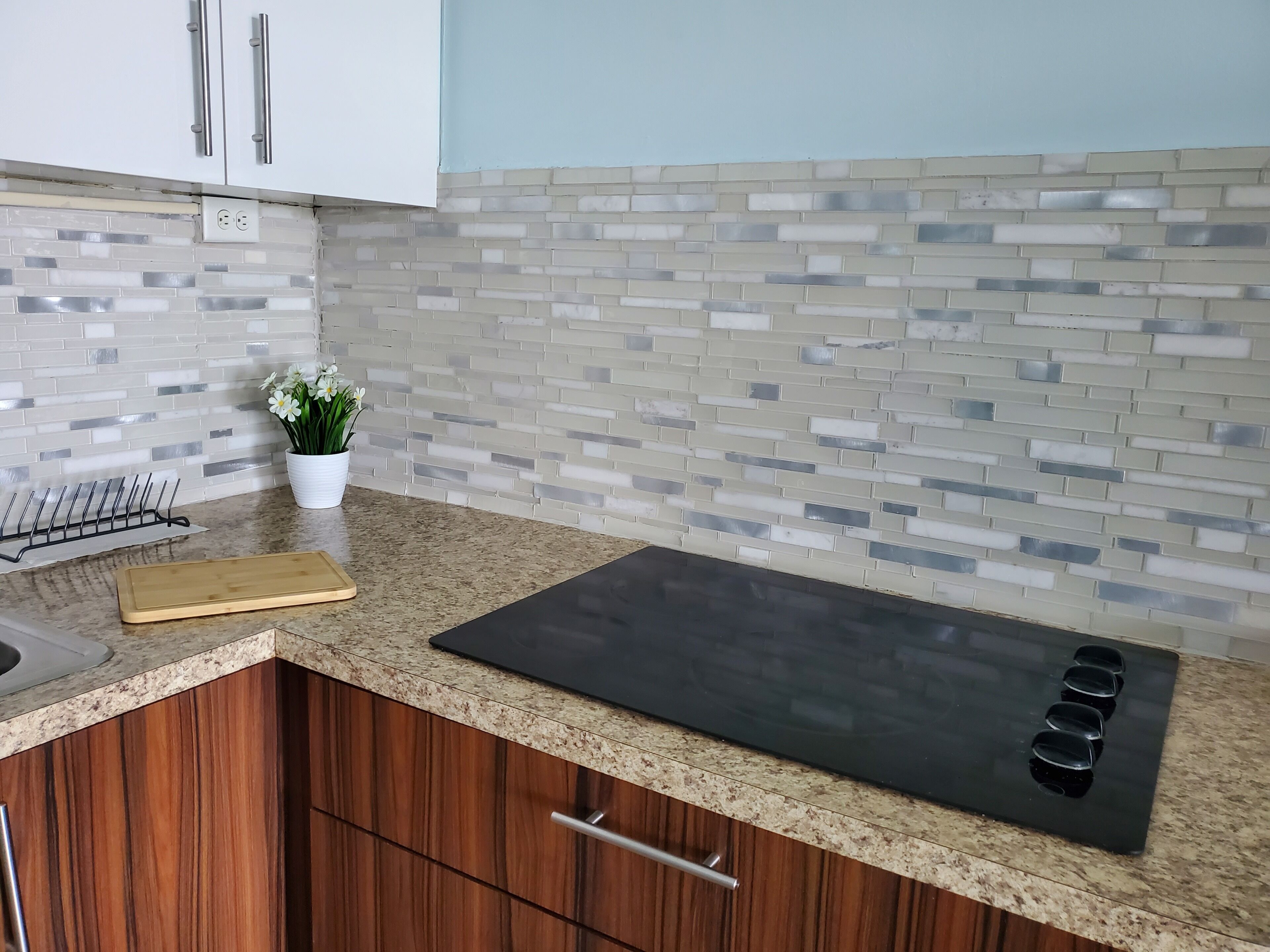 Microwave, stovetop, paper towels