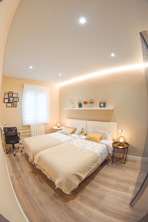 2 bedrooms, iron/ironing board, travel crib, WiFi