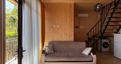 Charming 2-bedroom cottage in serene Gantiadi with AC