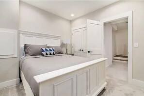 Egyptian cotton sheets, premium bedding, memory foam beds, free minibar