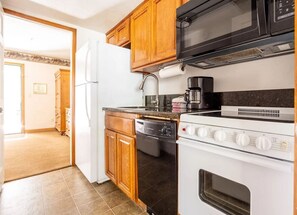 公寓, 1 间卧室, 无烟房, 阳台 | 私人厨房 | 大冰箱、微波炉、炉灶、洗碗机