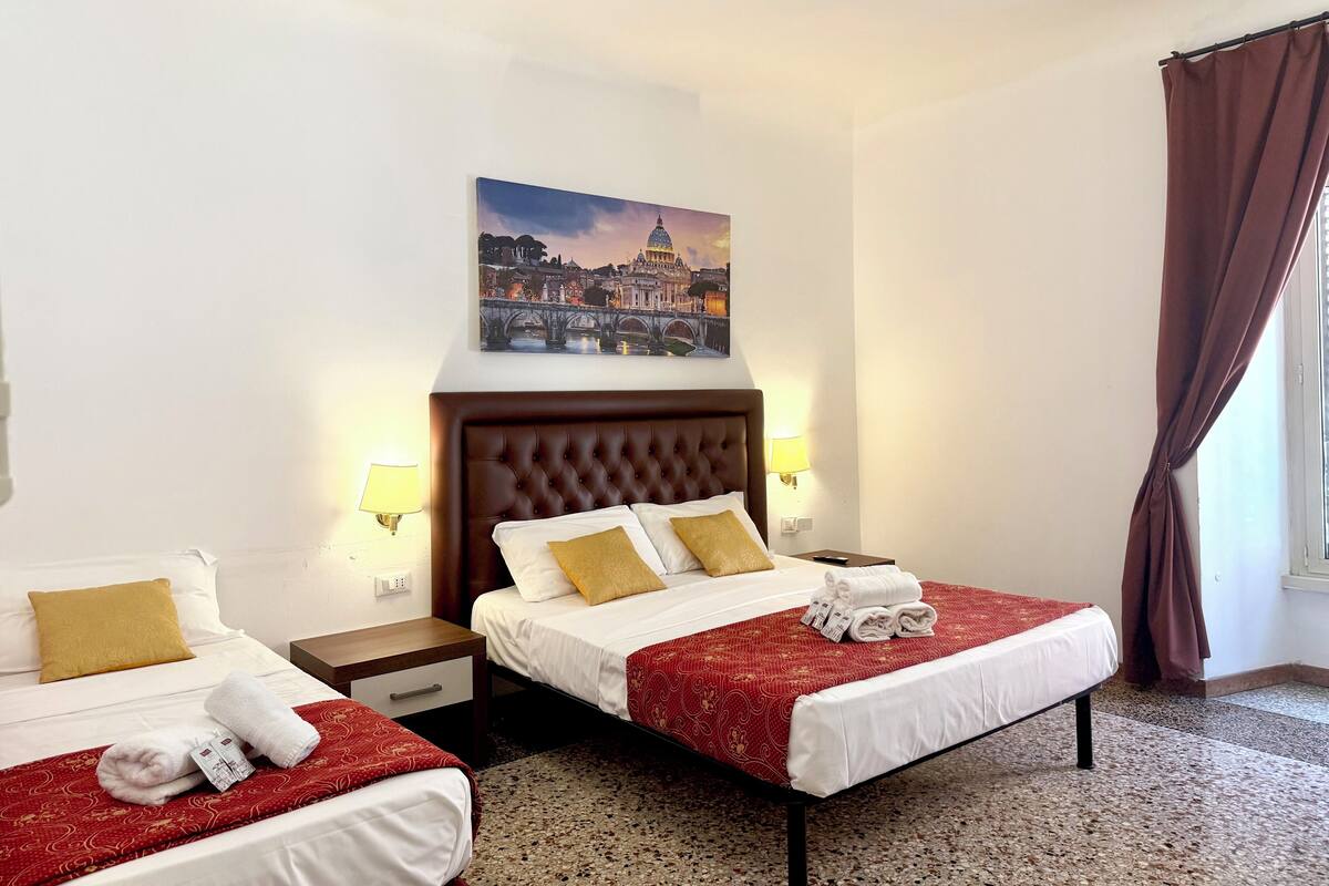 Family Triple Room, City View | Iron/ironing board, free WiFi