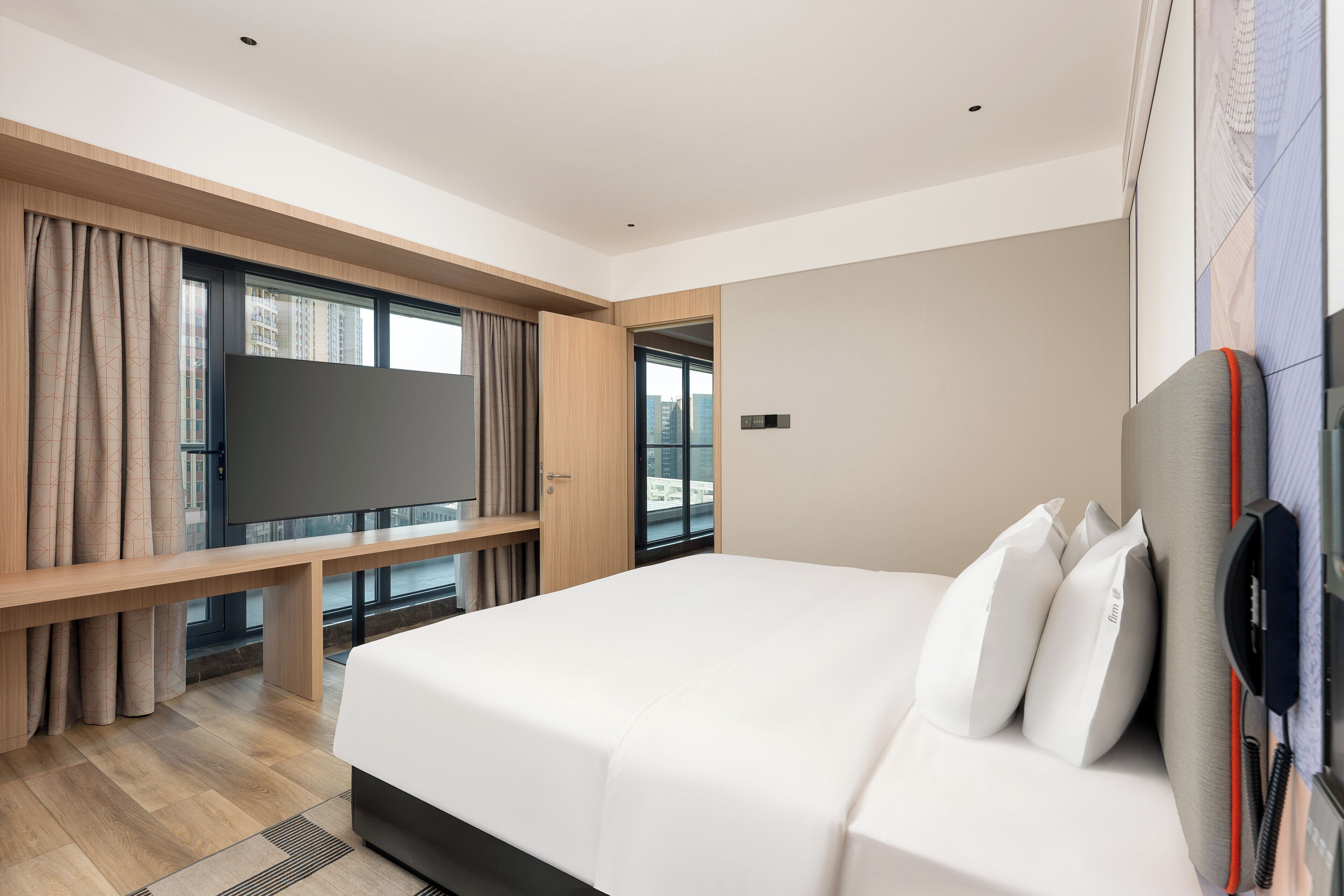 1 Bedroom Suite Sofa Bed | Premium bedding, down duvets, desk, laptop workspace