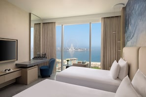 Premium Room, 2 Twin Beds, Sea View | Premium bedding, down comforters, minibar, in-room safe