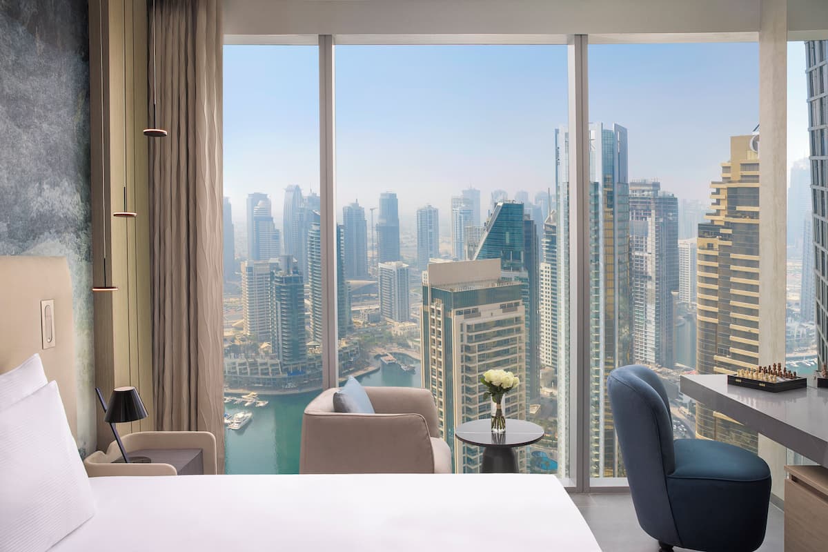 Premium bedding, down duvets, minibar, in-room safe