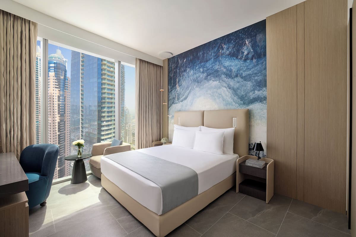 Premium Room, 1 Katil Raja (King), Accessible | Peralatan tempat tidur premium, gebar bulu kapas, bar mini