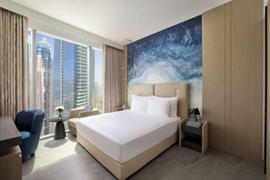 Habitación Premium, 1 cama King size | Ropa de cama de alta calidad, edredón y minibar 