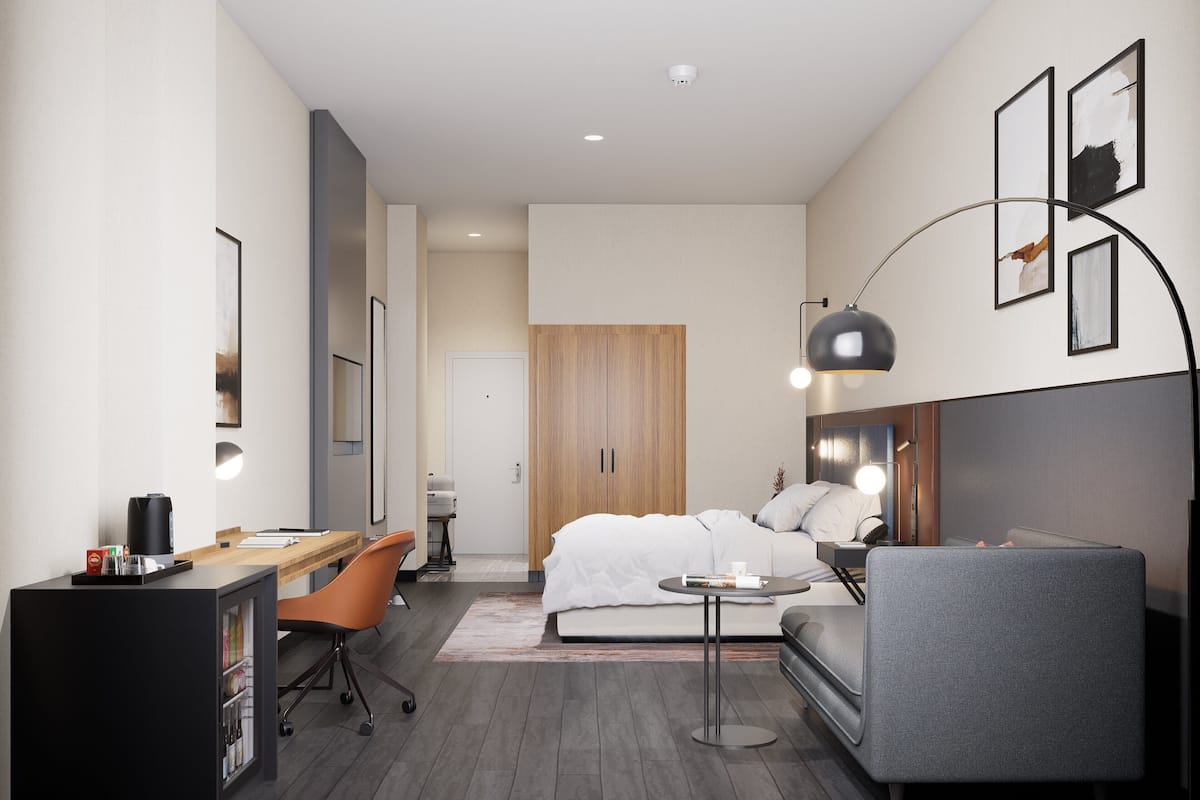 Sängtillbehör av högsta kvalitet och minibar
