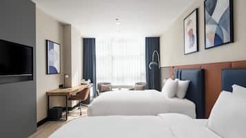 Peralatan tempat tidur premium, peti besi dalam bilik