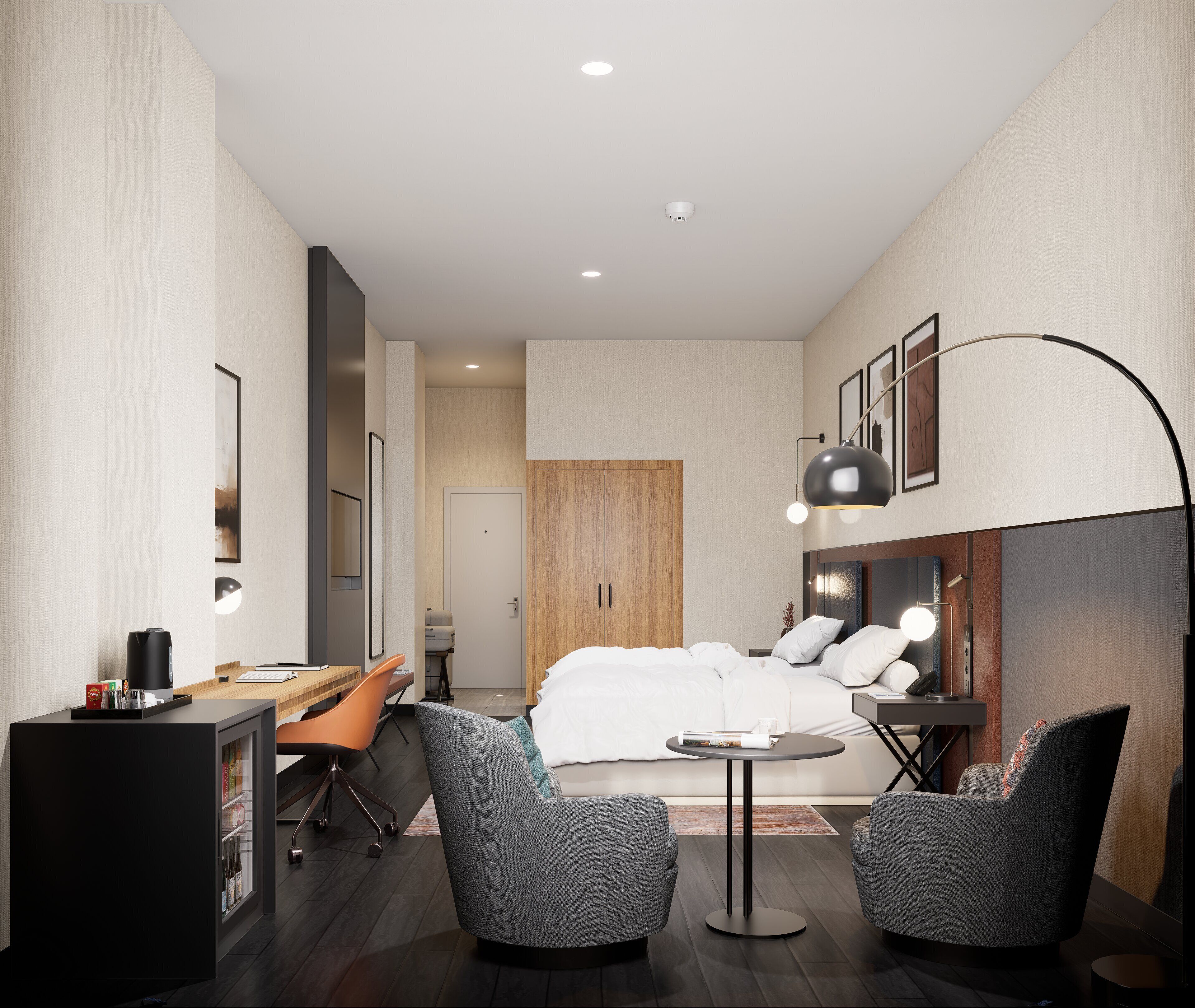 Premium bedding, in-room safe, laptop workspace, blackout curtains