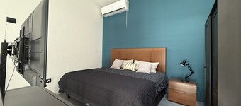 Modern double-height loft new and equipped with its own parking lot