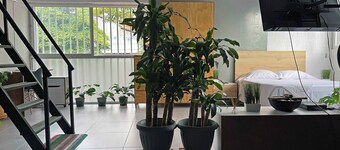 Loft apartment with terrace and jacuzzi, central location