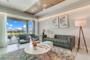 TV - Elegant 3BR Condo w/ Themed Rooms • Fun & Relaxation at Storey Lake (Kissimmee)