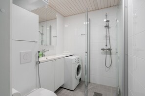 Hair dryer, towels