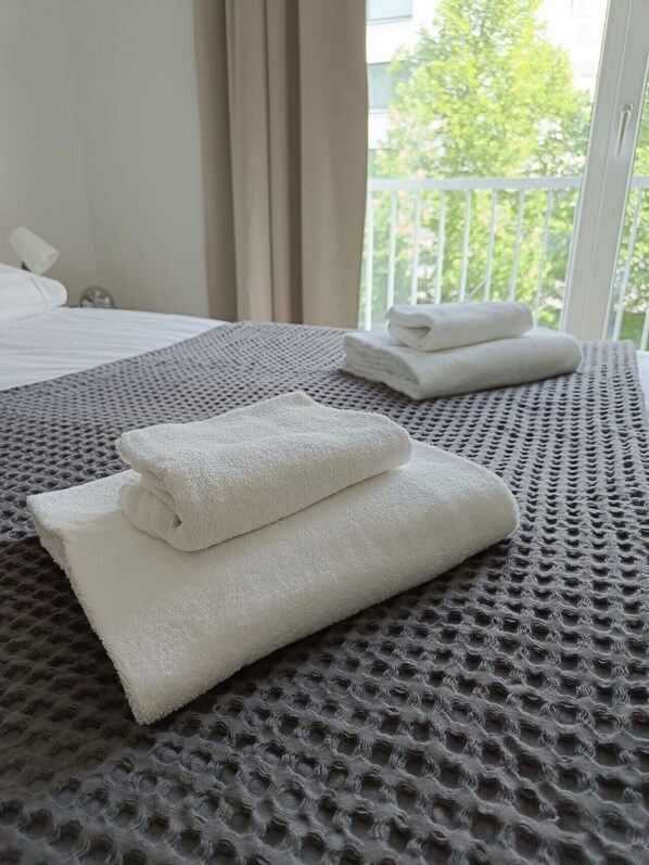 Iron/ironing board, free WiFi, bed sheets