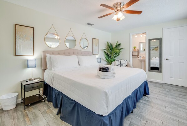 4 habitaciones, tabla de planchar con plancha y wifi gratis 