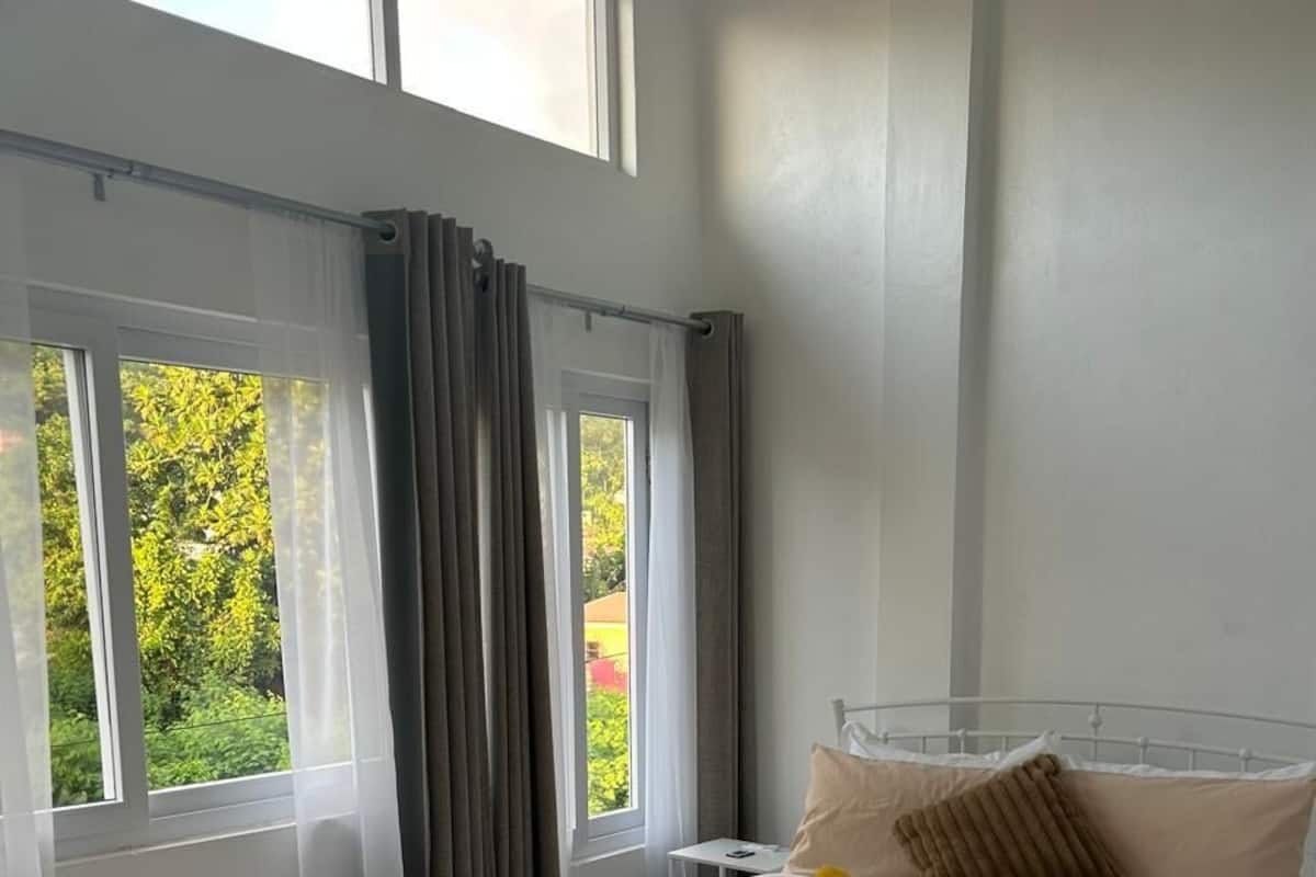 Blackout drapes, soundproofing, iron/ironing board, free WiFi