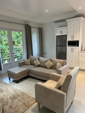 Apartment, 2 Bedrooms, Garden View | Living area - Agape Suites (Soufrière)